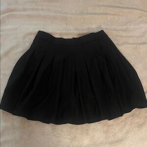 Women’s Elegant Black Pleated Skirt